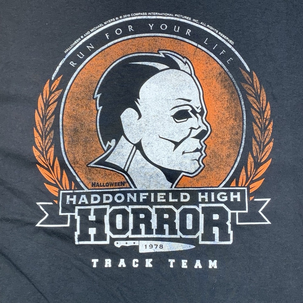 Halloween Michael Myers Shirt 4XL Mens Nerd Block Horror Movie Slasher Size